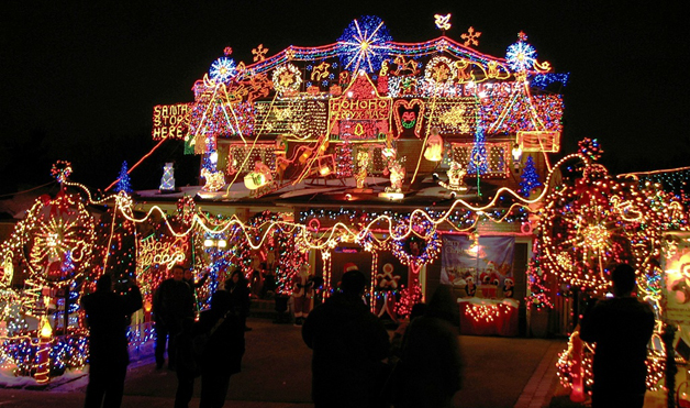 Located at 165 Benjamin Boake Trail in Toronto, these homeowners spend three months each year setting up their display, attracting thousands of visitors. Outside is a donation box with proceeds going to The Hospital for Sick Kids.