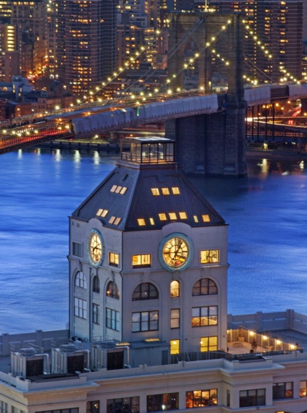 Clcok tower apartment exterior